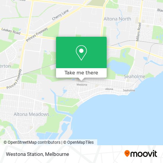 Westona Station map