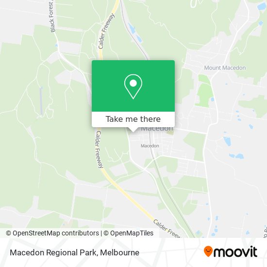 Macedon Regional Park map