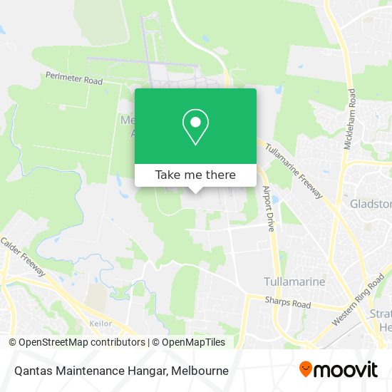Qantas Maintenance Hangar map