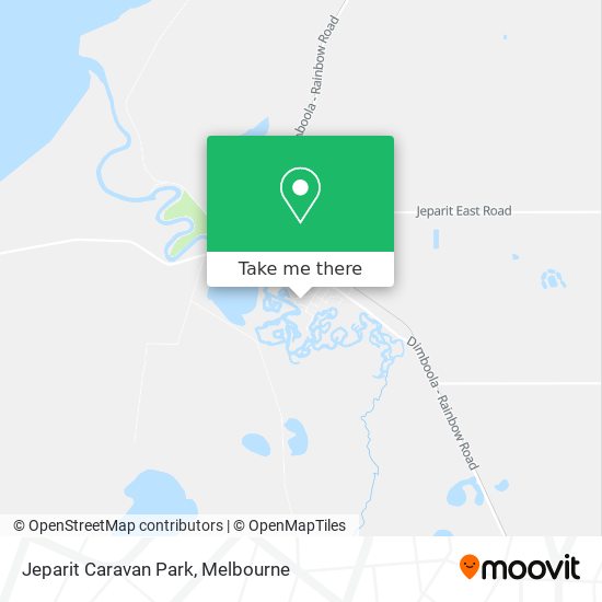 Jeparit Caravan Park map