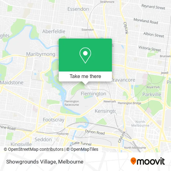 Showgrounds Village map