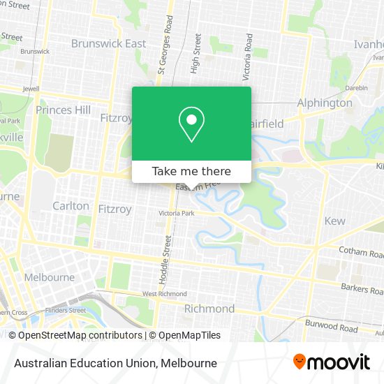 Australian Education Union map