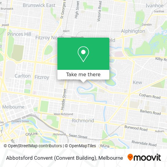 Abbotsford Convent (Convent Building) map