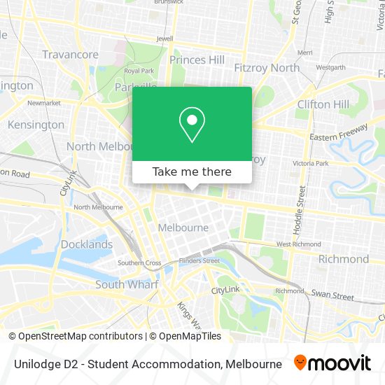 Unilodge D2 - Student Accommodation map