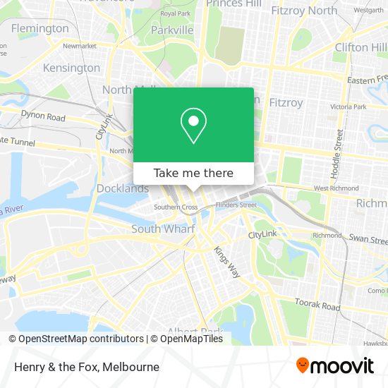 Henry & the Fox map
