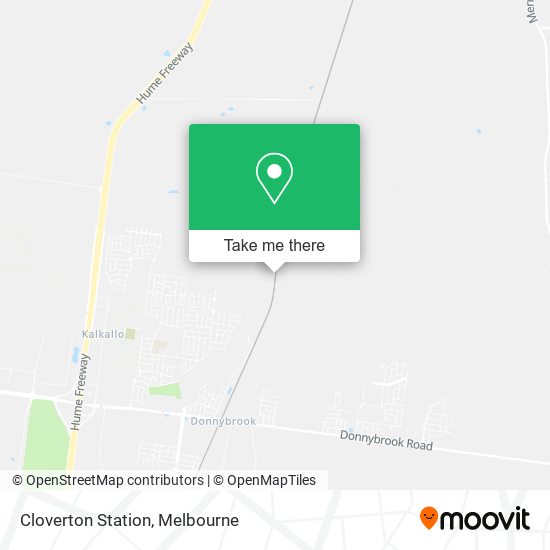 Cloverton Station map