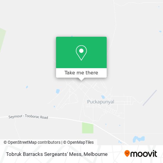 Tobruk Barracks Sergeants' Mess map