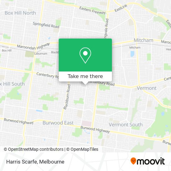 Harris Scarfe map