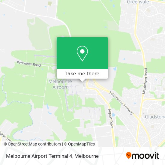 Mapa Melbourne Airport Terminal 4