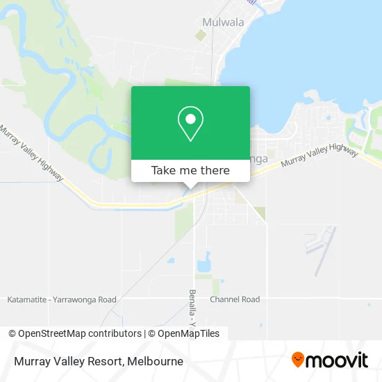 Murray Valley Resort map
