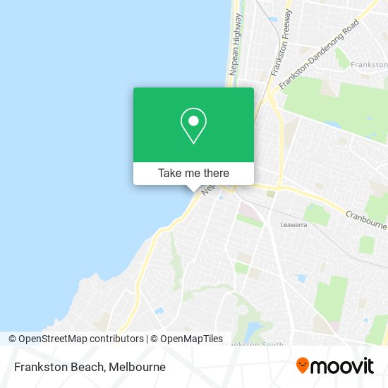 Frankston Beach map