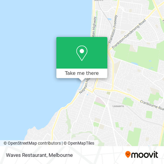 Mapa Waves Restaurant