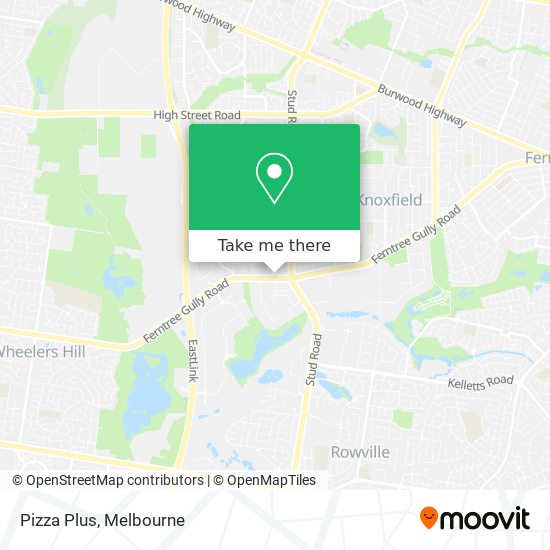 Pizza Plus map