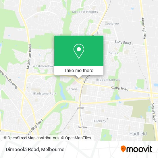 Dimboola Road map