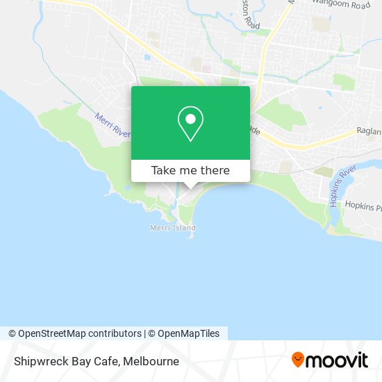 Shipwreck Bay Cafe map
