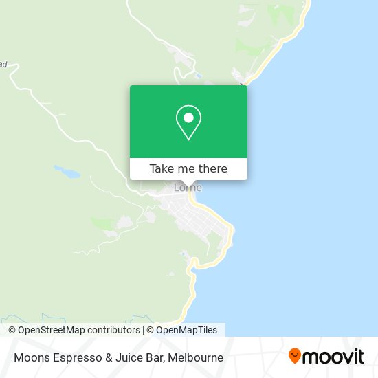 Moons Espresso & Juice Bar map