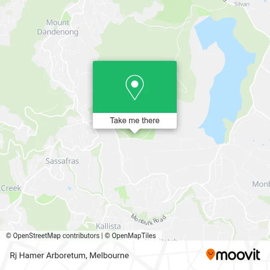 Rj Hamer Arboretum map