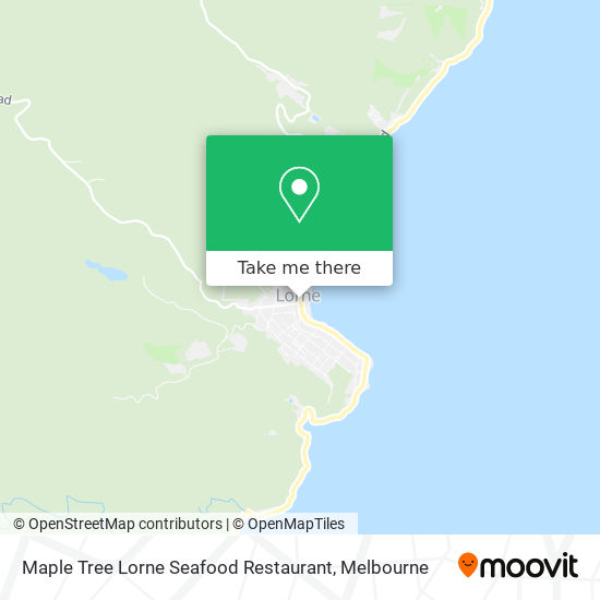Mapa Maple Tree Lorne Seafood Restaurant
