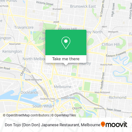 Don Tojo (Don Don) Japanese Restaurant map