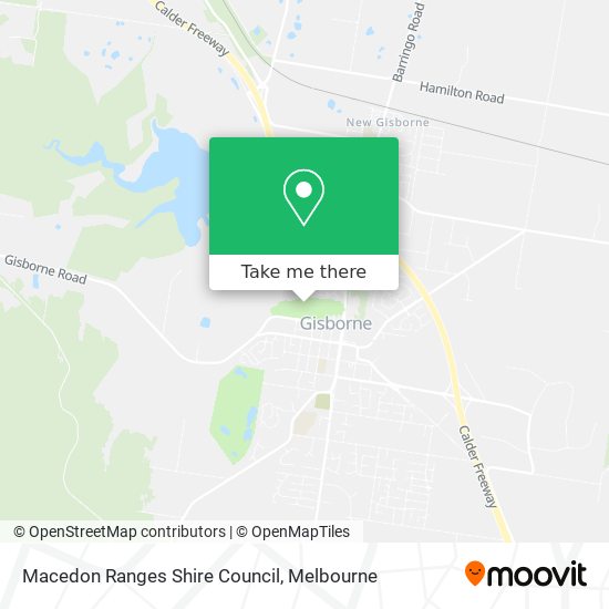 Macedon Ranges Shire Council map