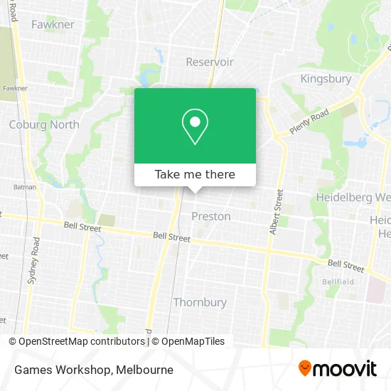 Games Workshop map