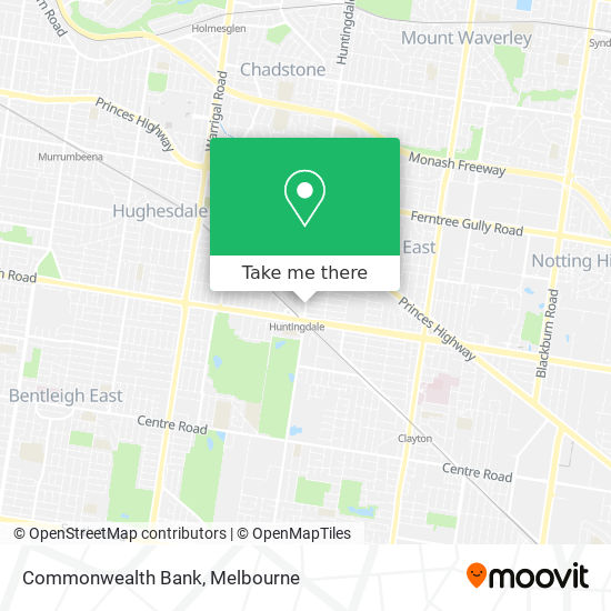 Commonwealth Bank map