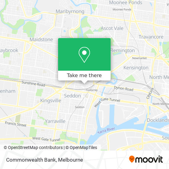 Commonwealth Bank map