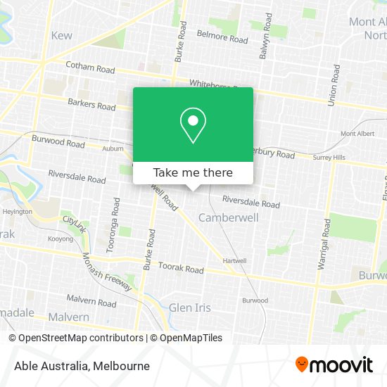 Able Australia map