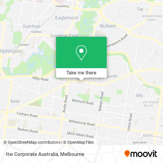 Itw Corporate Australia map