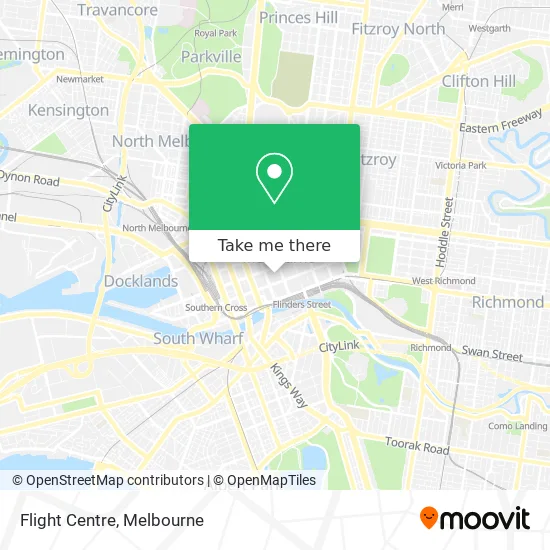 Flight Centre map