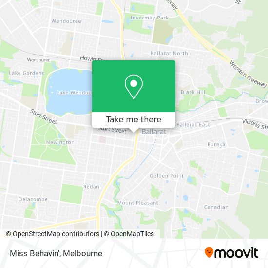Miss Behavin' map