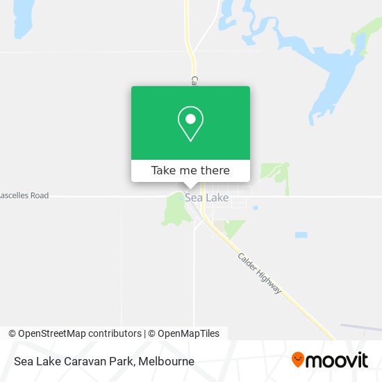 Sea Lake Caravan Park map