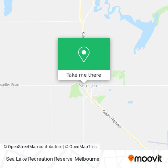 Sea Lake Recreation Reserve map