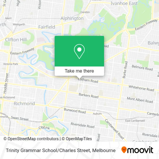 Trinity Grammar School / Charles Street map