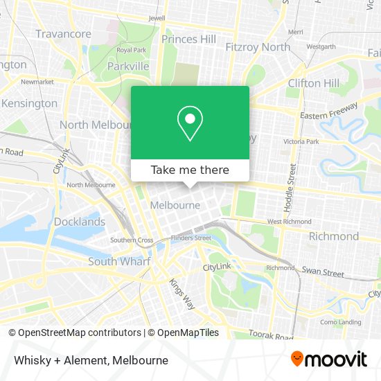 Whisky + Alement map