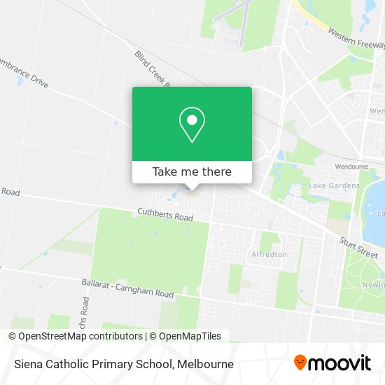 Siena Catholic Primary School map