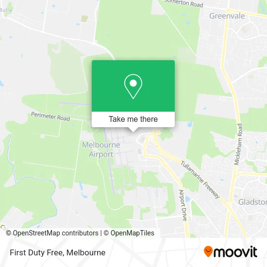 First Duty Free map