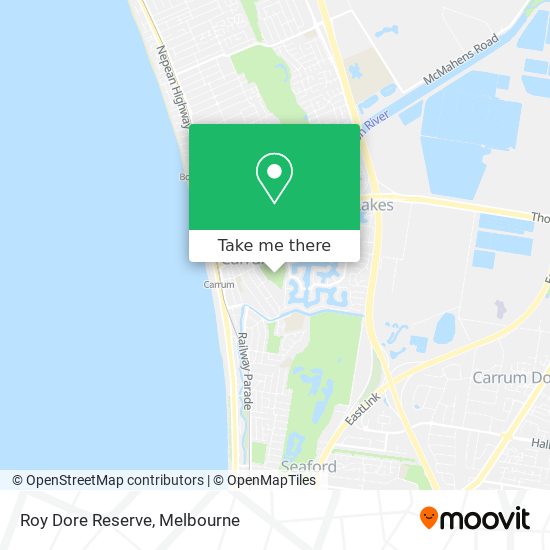 Mapa Roy Dore Reserve