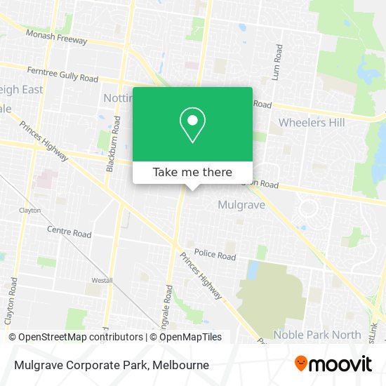 Mulgrave Corporate Park map