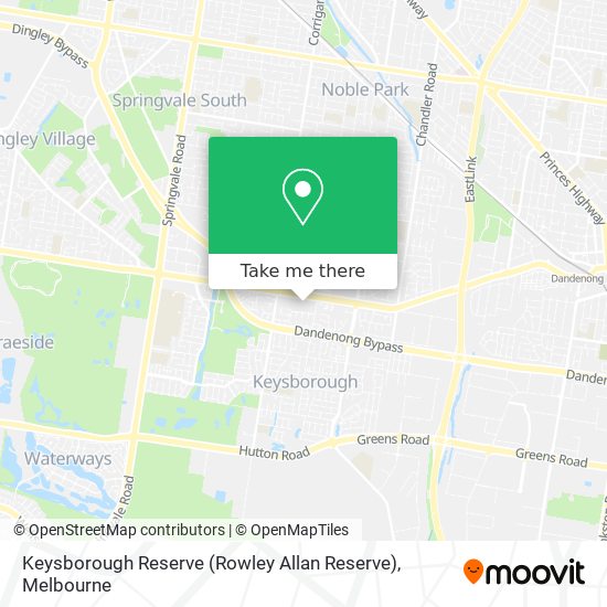 Keysborough Reserve (Rowley Allan Reserve) map