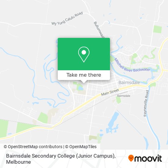 Bairnsdale Secondary College (Junior Campus) map