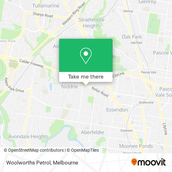 Woolworths Petrol map
