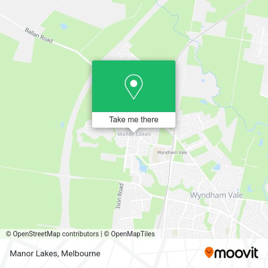 Manor Lakes map