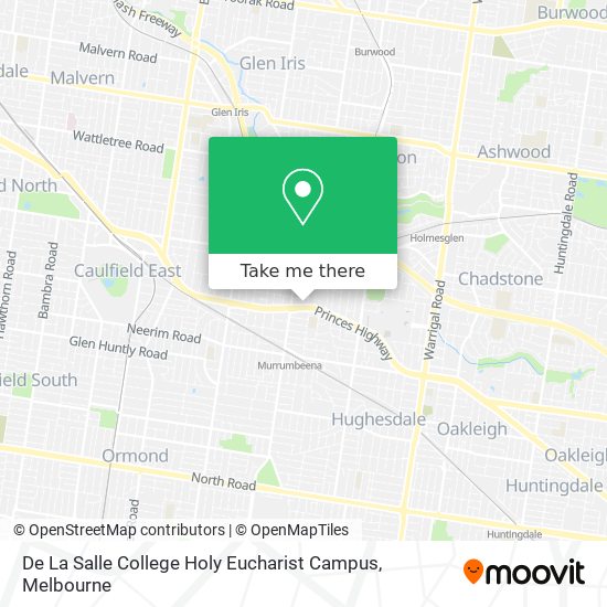 Mapa De La Salle College Holy Eucharist Campus