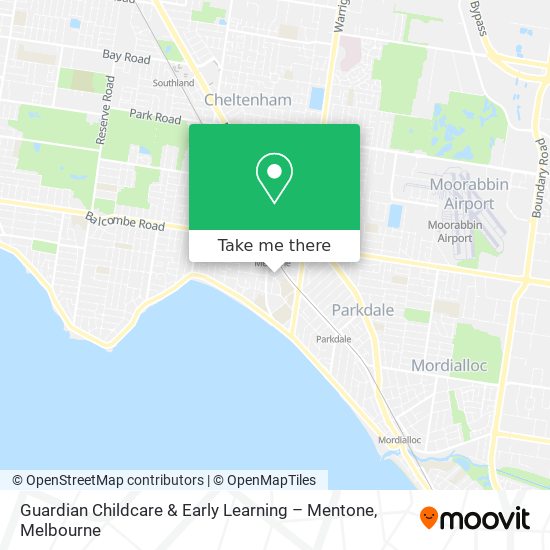 Guardian Childcare & Early Learning – Mentone map