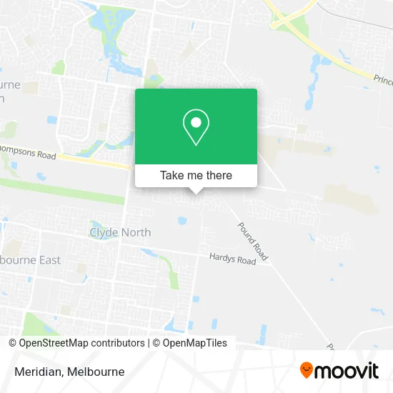 Meridian map