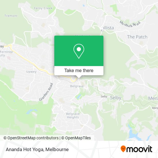 Ananda Hot Yoga map