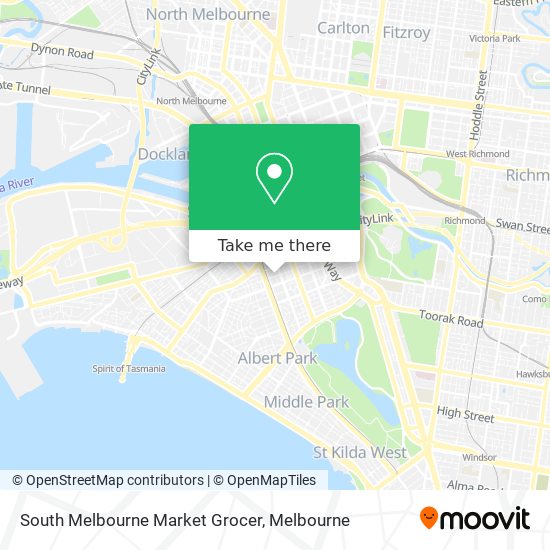 South Melbourne Market Grocer map