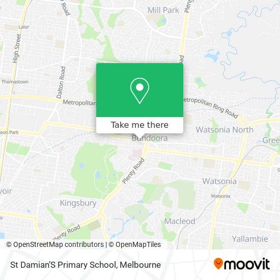 St Damian’S Primary School map
