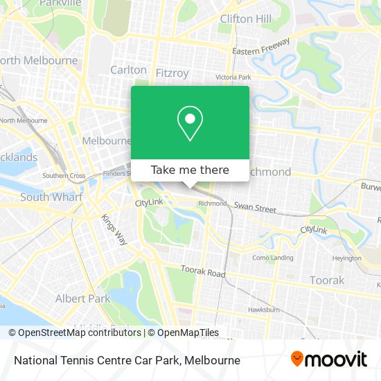 National Tennis Centre Car Park map